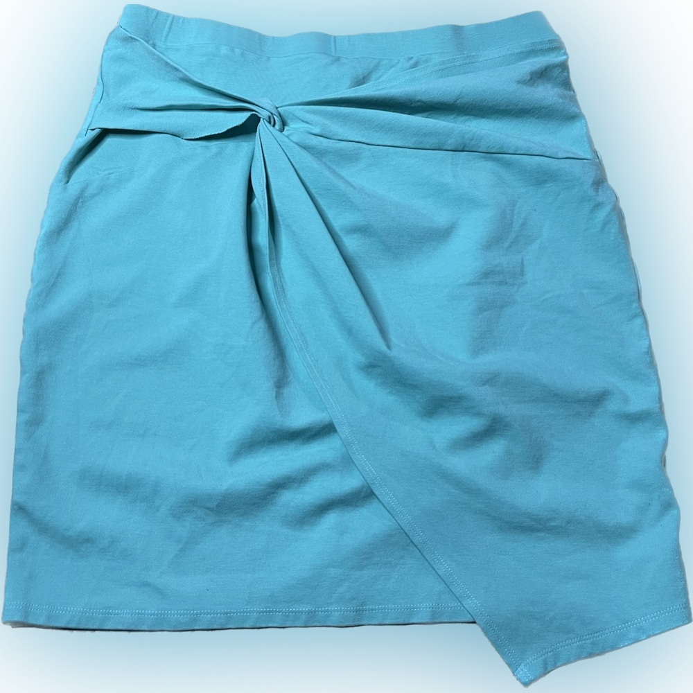 Iris Women's Straight Fit Faux Wrap Skirt